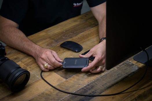 SanDisk Pro-G40 2TB ultra-rugged SSD Thunderbolt 3/USB 3.1 Type-C, vanntett (IP68) (SDPS31H-002T-GBCND)