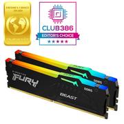 Kingston FURY Beast RGB 32GB 6000MHz DDR5 (2x 16GB) CL36-38-38, AMD EXPO, 1.35V