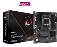 ASRock B650 PG Lightning,  ATX AMD AM5, 2.5GbE, 4x DDR5, 1x M.2 PCIe 5.0, 2x M.2 PCIe 4.0, 2x PCIe 4.0 x16, 2x PCIe 4.0 x1 (90-MXBK20-A0UAYZ)