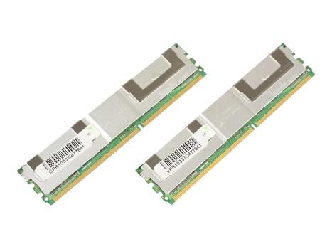CoreParts DDR2 - sett - 8 GB: 2 x 4 GB - FB-DIMM 240-pin - 667 MHz / PC2-5300 - Fullt bufret (MMH9694/8GB)