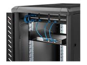 StarTech 2U Fixed Server Rack Mount Shelf, 22in Deep Steel Universal Cantilever Tray for 19" AV/ Data/ Network Equipment Rack with Cage Nuts & Screws, 125lbs Weight Capacity, 18" Deep - 2U Network Rack Shelf (CA (CABSHELFHD)