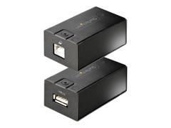 StarTech USB 2.0 Extender over Cat5e/Cat6 Cable (RJ45), 492ft/150m USB Over Ethernet Extender/Adapter Kit - Externally Powered USB Extender, USB to Ethernet Converter, 480 Mbps, Rugged Metal Housing (C15012-US