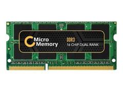 CoreParts DDR3 - modul - 4 GB - SO DIMM 204-pin - 1600 MHz / PC3-12800 - ikke-bufret