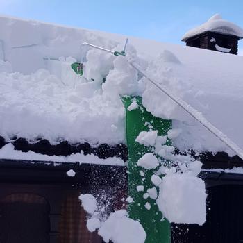 Snowfall genial snømåker for tak - Taksnømåker fjerner snø fra tak uten problem (SM530-V3)