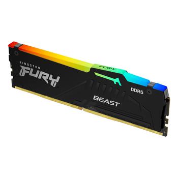 Kingston FURY Beast RGB 16GB 6000MHz DDR5 (1x 16GB) CL36-38-38,  AMD EXPO, 1.35V (KF560C36BBEA-16)