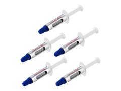 StarTech Thermal Paste, High Performance Thermal Paste, Pack of 5 Re-sealable Syringes (1.5g / each), Metal Oxide Heat Sink Compound, CPU Thermal Paste, Thermal Glue, RoHS / CE - GPU Grease - termomasse - high