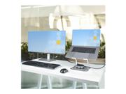 StarTech Laptop Stand for Desk, Ergonomic Laptop Stand Adjustable Height, Aluminum, Portable, Supports up to 22lb (10kg), Foldable Laptop Holder for Desk - Angled Notebook Computer Riser/ Lift (ADJ-LAPTOP-RISER (ADJ-LAPTOP-RISER)