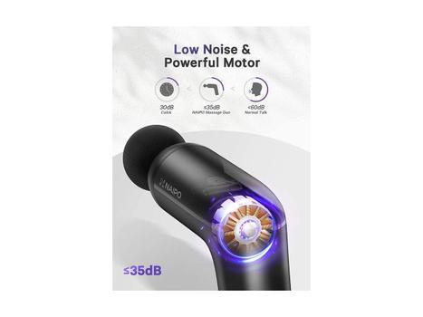 Naipo massasjepistol - oppladbar (NPMG-2008)