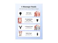 Naipo massasjepistol - oppladbar (NPMG-2008)