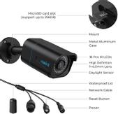 Reolink RLC-810A - svart 4K PoE-kamera AI med person-/ kjøretøydeteksjon - strøm og data via nettverkskabel (RLC-810A-BK)