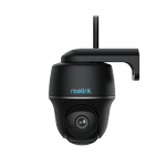 Reolink Argus PT Plus - svart Wi-Fi, batteridrevet 4MP Pan & Tilt-kamera AI - perfekt som fjøskamera (Argus-PT-4MP-BK)