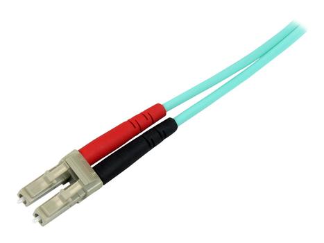 StarTech 10m (30ft) LC/UPC to LC/UPC OM3 Multimode Fiber Optic Cable, Full Duplex 50/125Âµm Zipcord Fiber Cable, 100G Networks, LOMMF/ VCSEL,  <0.3dB Low Insertion Loss - LSZH Fiber Patch Cord - koblingskabel -  (A50FBLCLC10)