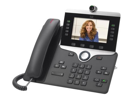 Cisco IP Phone 8865 - IP-videotelefon - med digitalkamera,  Bluetooth-grensesnitt (CP-8865-K9=)