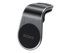 Deltaco ARM-C104 - bilholder for mobiltelefon - magnetisk, vinklet, slank