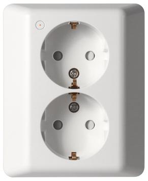 Futurehome Smart Stikkontakt Innfelt (Co004-1)