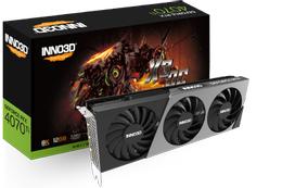 INNO3D GeForce RTX 4070 Ti 12GB X3 OC, 3x DisplayPort 1.4a, 1x HDMI 2.1