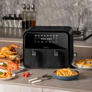 Onemoon D8 Dual Airfryer 8L 1700W - med to skuffer