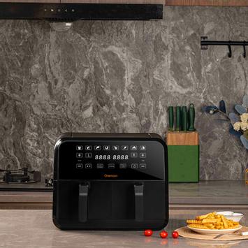 Onemoon D8 Dual Airfryer 8L 1700W - med to skuffer (ONEMOON-D8)