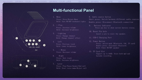 Divoom Ditoo Pro Bluetooth-høyttaler - rosa (90100058207)