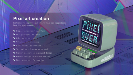 Divoom Ditoo Pro Bluetooth-høyttaler - rosa (90100058207)