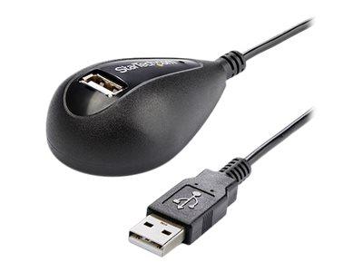 StarTech 5ft Desktop USB Extension Cable - A Male to A Female - 5 ft USB A to A Extension Cable - 5ft USB 2.0 Extension cord (USBEXTAA5DSK) - USB-forlengelseskabel - USB til USB - 1.5 m (USBEXTAA5DSK)
