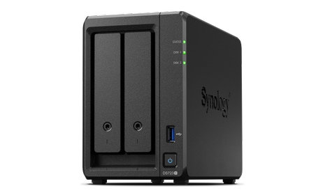 Synology DiskStation DS723+ NAS-server - 10GbE-støtte 2x 2.5"/ 3.5",  2x M.2 2280 (DS723+)
