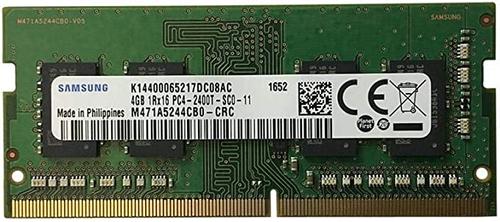 Samsung DDR4 - 4 GB - SO DIMM 260-pin - 2400 MHz / PC4-19200 - CL17 - 1.2 V - ikke-bufret - ikke-ECC, brukt (M471A5244CB0-CRC-Brukt)