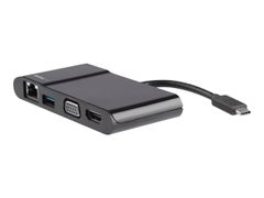 StarTech USB-C Multiport Adapter - USB-C Travel Dock with 4K HDMI or 1080p VGA, Gigabit Ethernet, 5Gbps USB-A 3.0 - Discontinued, Limited Stock, & Replaced by DKT31CHVL (DKT30CHV) - video adapter - HDMI / VGA 