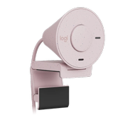 Logitech Brio 300 Full-HD - Rosa webkamera med automatisk lyskorreksjon,  støydempende mikrofon og USB-C-tilkobling (960-001448)