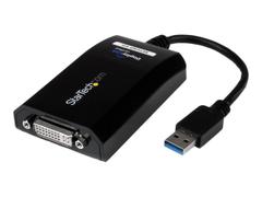 StarTech USB 3.0 to DVI / VGA Adapter - 2048x1152 - External Video & Graphics Card - Dual Monitor Display Adapter Cable - Supports Mac & Windows (USB32DVIPRO) - USB / DVI-adapter - USB-type A til DVI-I - 15.2 