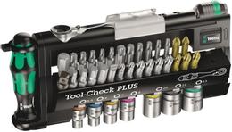 Wera Tool-Check PLUS 39-delers verktøysett skralle, skrutrekkerhåndtak, pipesett, bits