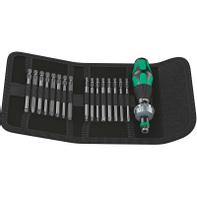 Wera Kraftform Kompakt 60 skralleskrutrekkersett med 89mm lange bits