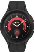 Samsung Galaxy Watch5 Pro - svart titan - smartklokke med sportsbånd - black titanium - 16 GB