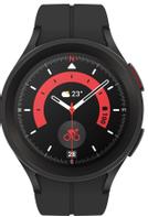 Samsung Galaxy Watch5 Pro - svart titan - smartklokke med sportsbånd - black titanium - 16 GB