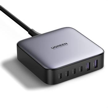Ugreen 200W GaN hurtiglader PPS 4x USB-C, 2x USB-A, Power Delivery 3.0, Qualcomm Quick Charge 4+ (40914)