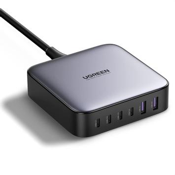 Ugreen 200W GaN hurtiglader PPS 4x USB-C, 2x USB-A, Power Delivery 3.0, Qualcomm Quick Charge 4+ (40914)