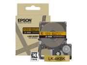 Epson LabelWorks LK-4KBK - merketape - 1 kassett(er) - Rull (1,2 cm x 5 m) (C53S654001)