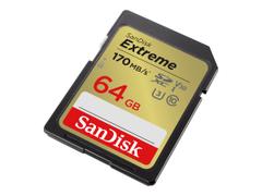 SanDisk Extreme - flashminnekort - 64 GB - SDXC UHS-I