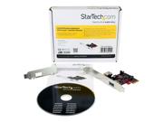StarTech 2 port PCI Express SuperSpeed USB 3.0 Card with UASP Support - 1 Internal 1 External - Dual Port PCIe USB 3.0 Adapter (PEXUSB3S11) - USB-adapter - PCIe 2.0 - 2 porter (PEXUSB3S11)
