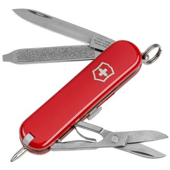 Victorinox Signature - lommekniv - multiverktøy - rød - Swiss Army Knife med penn, lengde: 5.8 cm, vekt: 23 gram (0.6225)