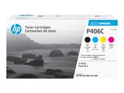 HP Samsung CLT-P406C - 4-pack - svart, gul, cyan, magenta - original - tonerpatron (SU375A) (SU375A)
