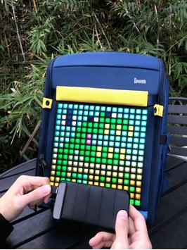 Divoom pixel backpack blue (90100058191)