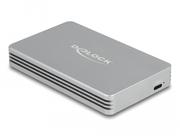 Delock USB4 40 Gbps SSD-kabinett - M.2 NVMe Card - Thunderbolt 4, USB-C 4