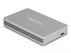 Delock USB4 40 Gbps SSD-kabinett - M.2 NVMe Card - Thunderbolt 4, USB-C 4