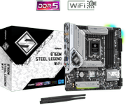 ASRock B760M Steel Legend WiFi ATX, LGA1700, DDR5, 3x M.2, PCIe 5.0, 2.5GbE LAN, Wi-Fi 6E, Bluetooth 5.3