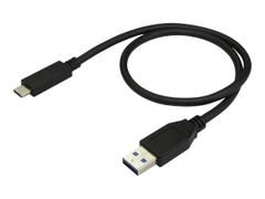 StarTech USB to USB C Cable - 1.6 ft / 0.5m - M/M - USB 3.1 (10Gbps) - USB-C to USB 3.1 - USB Type C to Type A Cable (USB31AC50CM) - USB type C-kabel - USB-type A til 24 pin USB-C - 50 cm