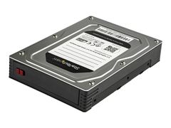 StarTech 2.5 to 3.5 Hard Drive Adapter - For SATA and SAS SSDs/HDDs - SSD Enclosure - HDD Enclosure - Internal Hard Drive Enclosure (25SATSAS35HD) - drevkabinett - SATA 6Gb/s / SAS 6Gb/s - SAS 6Gb/s, SATA 6Gb/