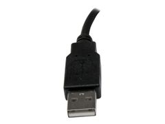 StarTech 6in USB 2.0 Extension Adapter Cable A to A - M/F - USB extension cable - USB (M) to USB (F) - USB 2.0 - 5.9 in - black - USBEXTAA6IN - USB-forlengelseskabel - USB til USB - 15 cm