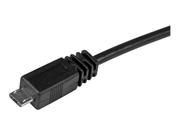 StarTech 2m Micro USB Cable A to Micro B Micro USB Cable - USB-kabel - USB til Micro-USB type B - 2 m (UUSBHAUB2M)