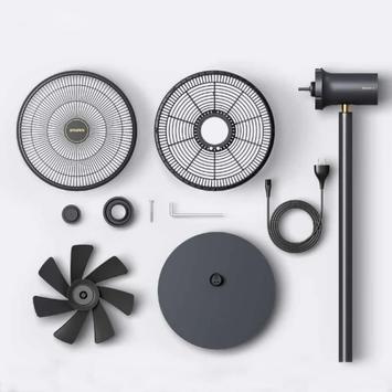 Xiaomi Smartmi SmartFan 3 Oppladbar Gulvvifte Wi-Fi Sort (inkl. fjernkontroll) (SMARTFAN-3-BK)
